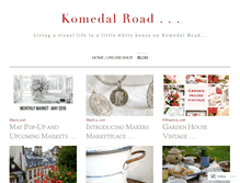 Tablet Screenshot of komedalroadblog.com